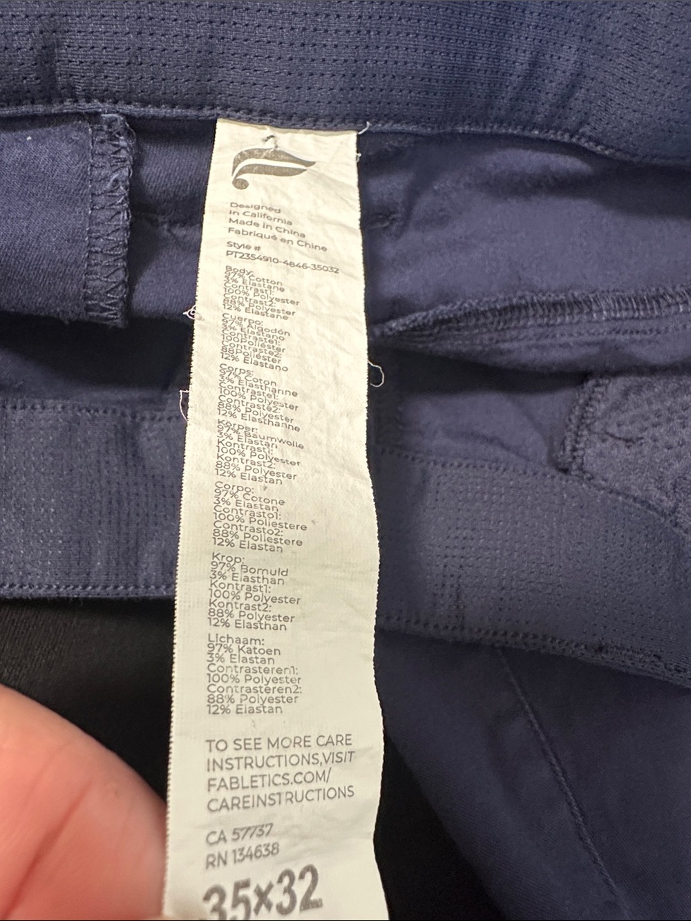🏠 Fabletics Chino Pant - Picture 3 of 3